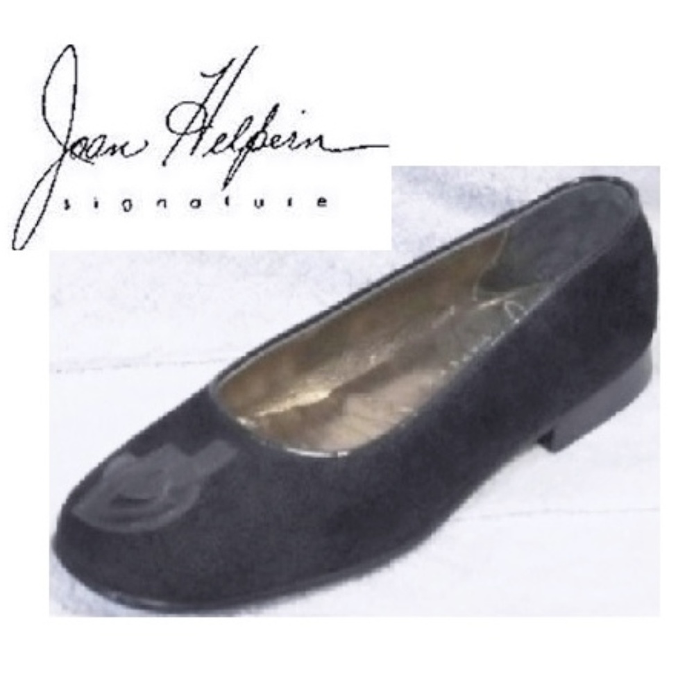 NEW Handmade Italy Joan Helpern Logo Ballet Flats
